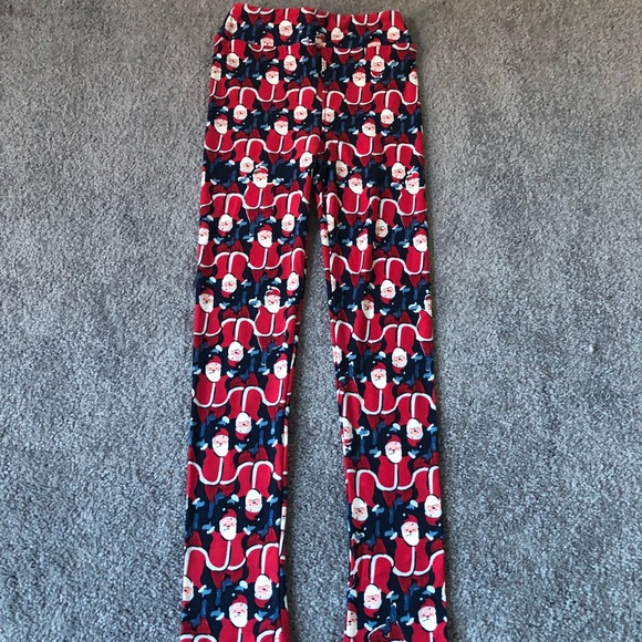 LuLaRoe Kids Christmas Leggings - Picture 2 of 3